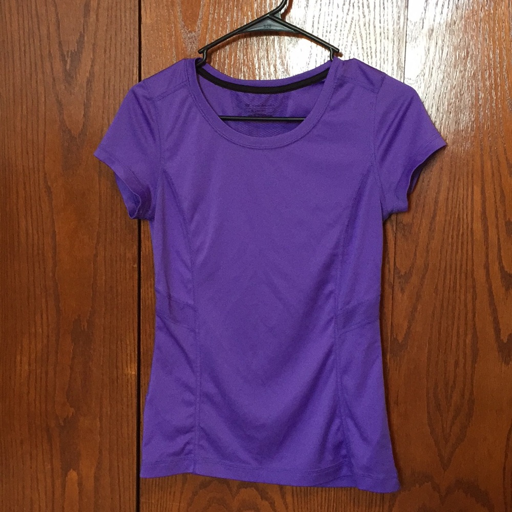 XS Women's Purple Workout Shirt